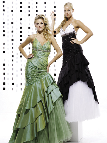 clover green prom dresses