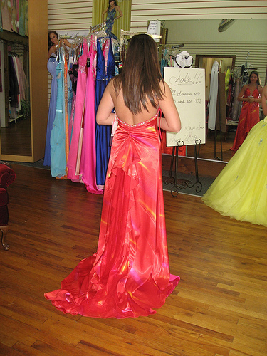 latest silk prom and evening dresses